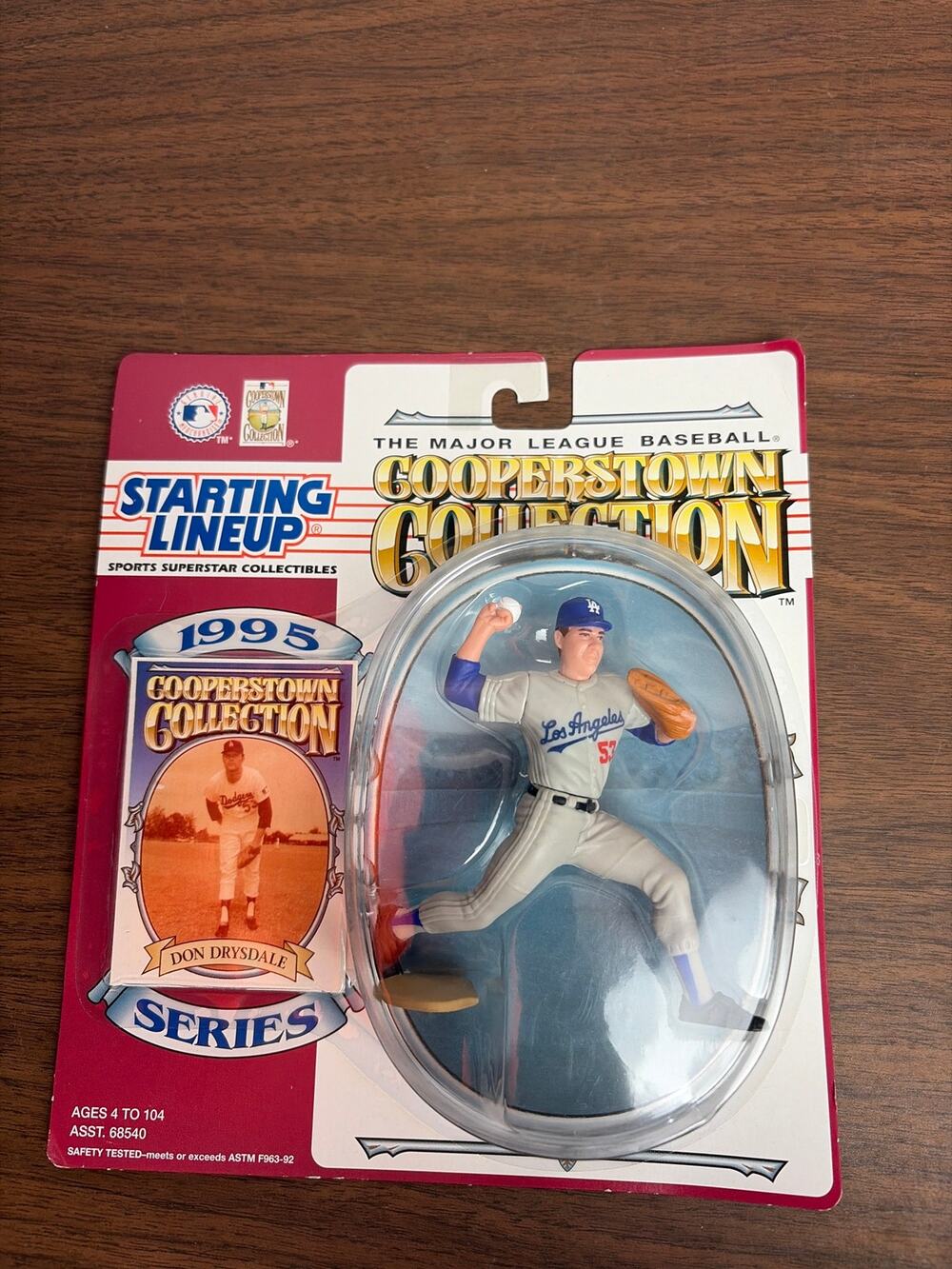 1995 Starting Lineup Don Drysdale Cooperstown Collection Dodgers MOC